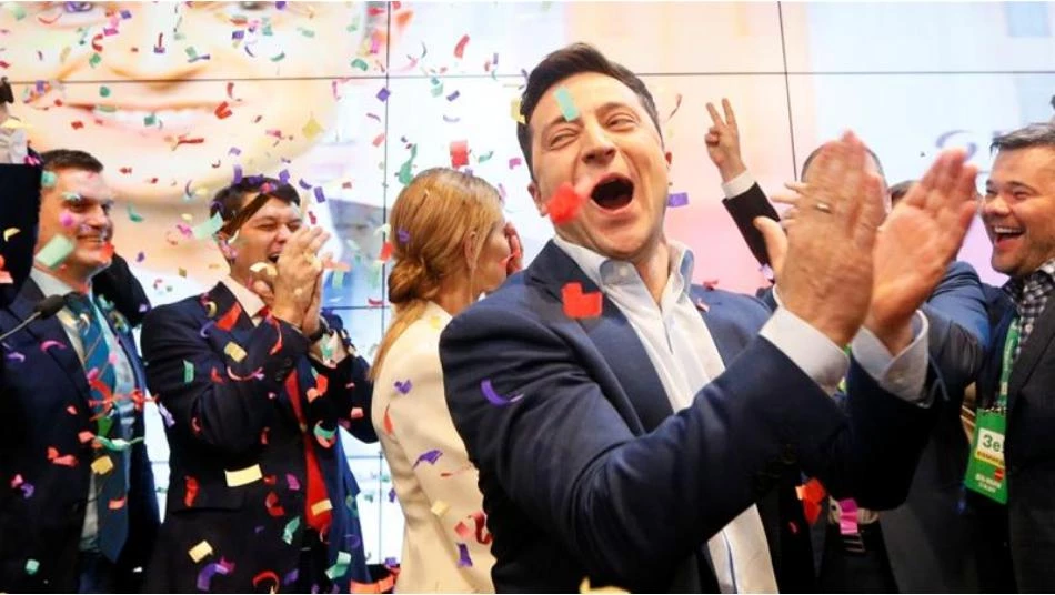 Zelensky wins Ukraine's presidential vote