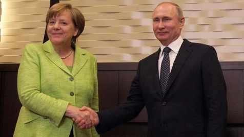 Merkel and Putin discuss Syria over phone