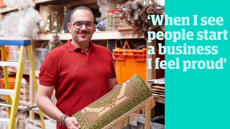 Agha: ‘I didn’t have CV’: building my business as refugee