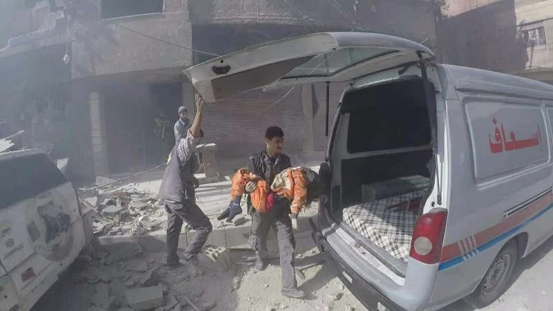 Assad terrorists kill 9 civilians in Douma, 4 children, mother included 