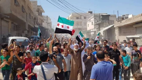 Syrians take to streets to protest against De Mistura’s Idlib statements 