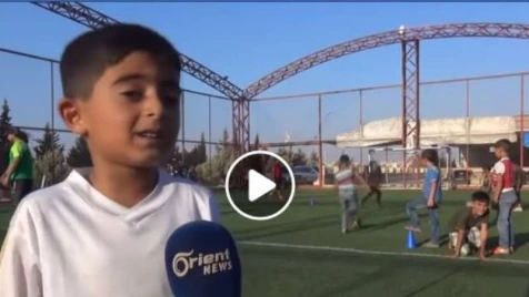 Sports academy for children is opened in Aleppo’s Anadan 