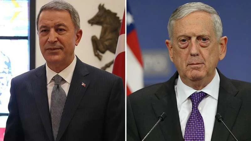 Turkish, American defense ministers discuss Syria over phone