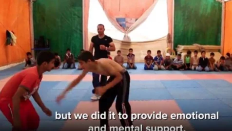 Syrian wrestling champion brings love of sport from Zaatari Camp to Canada