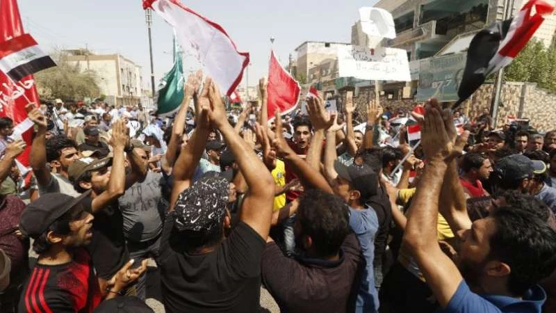 protests hit southern Iraq