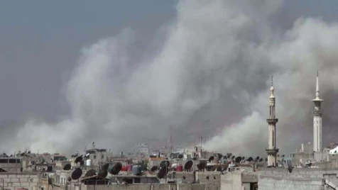12 civilians killed by Assad jets on Erbin, Douma, Mesraba 
