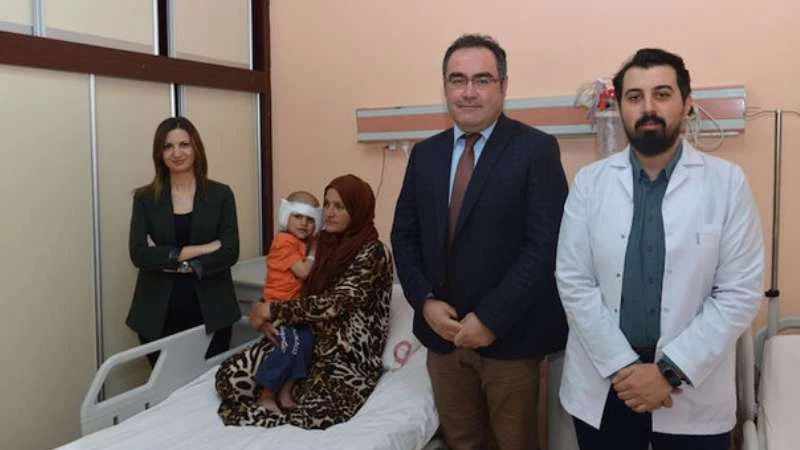 Syrian child fitted with ‘bionic ear’ in southern Turkish hospital