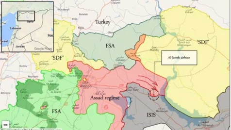Aleppo: ISIS hands over al-Jarreh ‎airbase to Assad regime  ‎