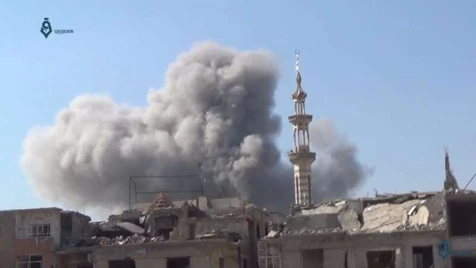 Airstrikes hit Damascus’ Erbin, Assad terrorists escalate attacks 