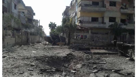 Assad vacuum missiles kill 4 civilians in Homs’ al-Waer