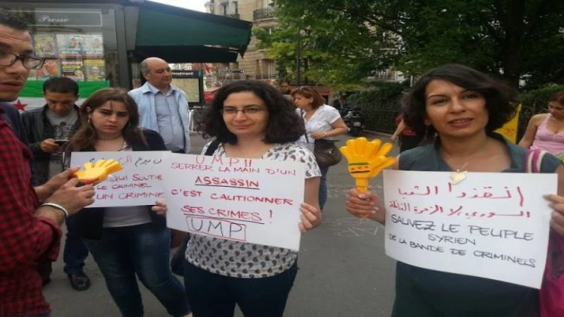 لماذا اعتصمت الجالية السورية في باريس ضد برلمانيين فرنسيين؟!