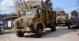 Turkish military vehicles, troops en route to Syria