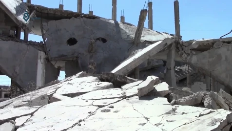 Mass destruction by Assad’s airstrikes in Homs’ al-Rastan