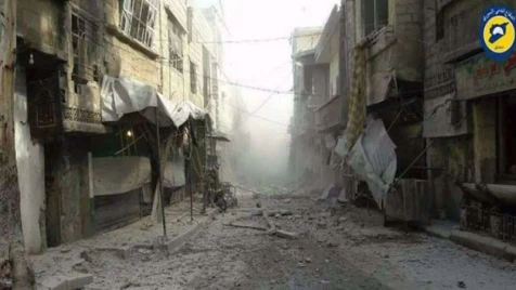 Assad bombing continues on opposition districts in Damascus