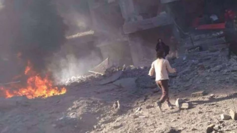 Raqqa: Int’l coalition jets kill 5 civilians, destroy strategic bridge