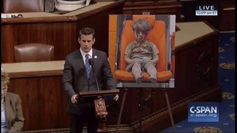 Congressman Adam Kinzinger reminds of Syrians’ suffering