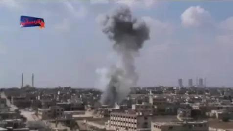 Assad napalm bombs in al-Rastan’s residential areas  