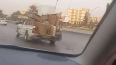 Looted Darayya furniture for sale