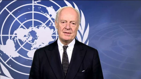 De Mistura asks for adherence to Syrian cease-fire 