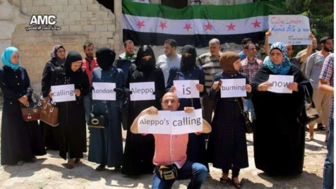 Aleppo makes dramatic SOS call to London