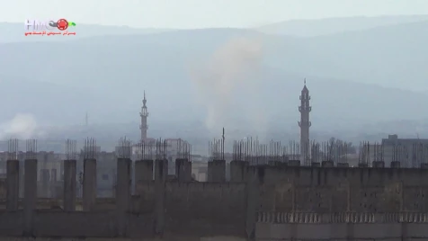 10 civilians killed in al-Rastan, al-Houleh after Assad airstrikes