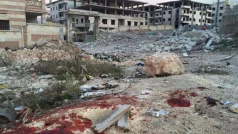 Aleppo’s Hritan is city of disaster by Russian bombardment 