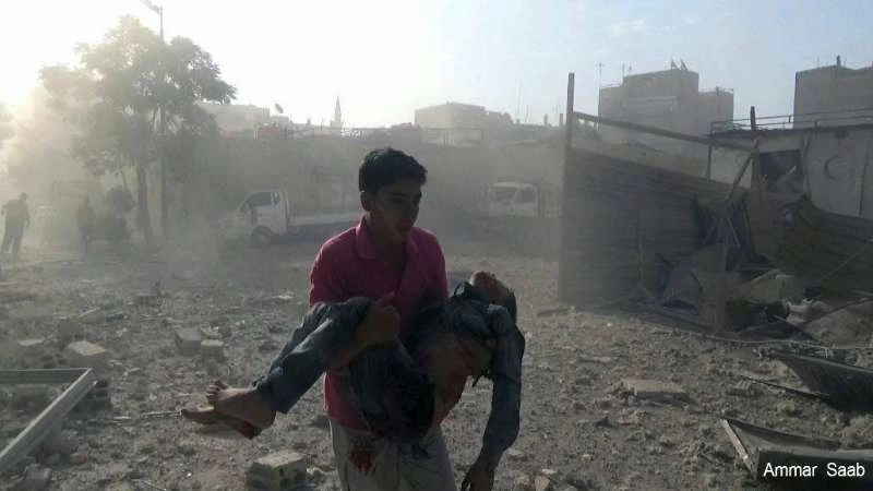 2 children killed by Assad bombardment on Douma