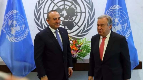 UN Secretary-General Antonio Guterres met with Turkish FM