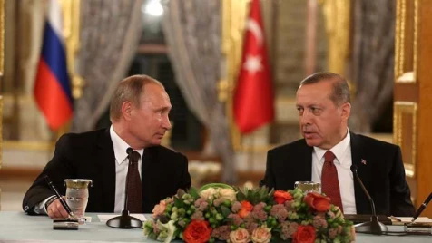 Erdogan, Putin talk on phone about Syria