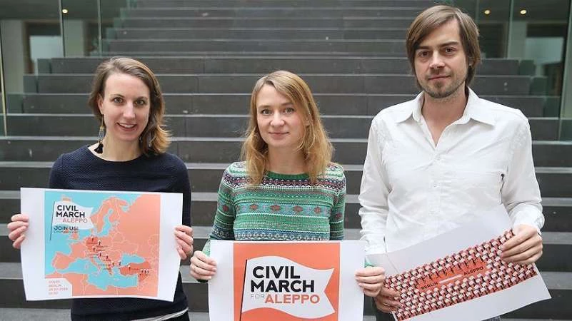 European activists organize "Civil March for Aleppo"