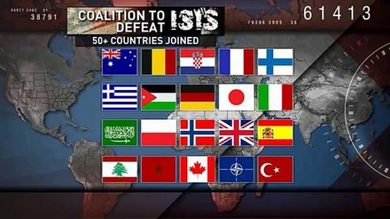 الدول المساهمة في الحرب على (داعش) 