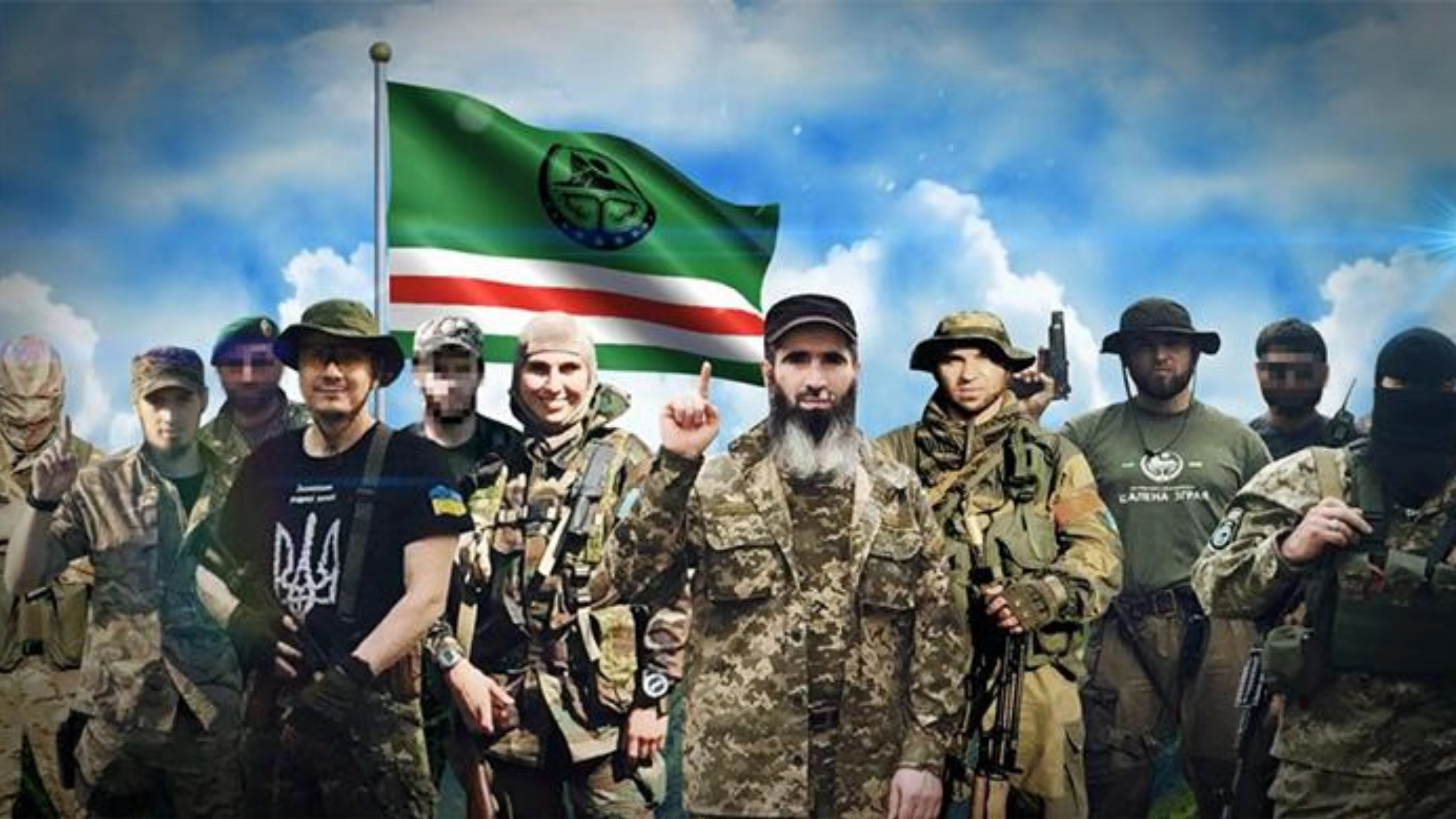 مختصة بقتال الروس .. من هي كتيبة "الشيخ منصور "المسلمة؟ وكيف وصلت إلى أوكرانيا؟ (فيديو)